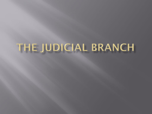The Judicial Branch - University of San Diego Home Pages