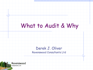 What to Audit & Why