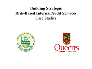 Risk-Based Internal Audit Plan