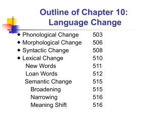 Chapter 10 -- LanguageChange