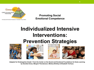 Mod 3.2 Prevention Strategies