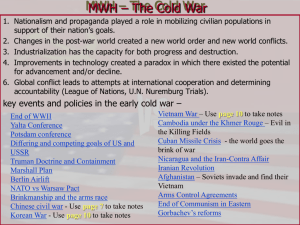 unit 6 - mwh - cold war