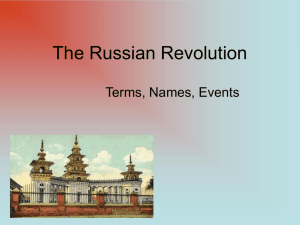 to view the Russian Revolution Power Point