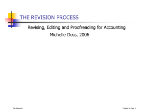 Writing Process for Accounting