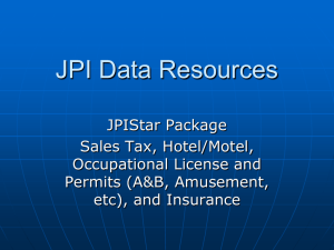 JPI Data Resources