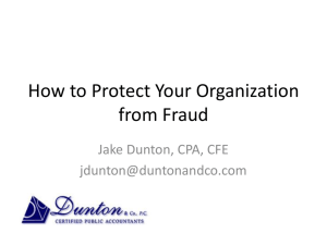 How to Protect Your Organization from Fraud