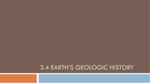 3.4 Earth's Geologic History