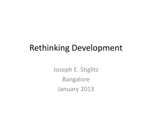 Rethinking Development - Initiative for Policy Dialogue