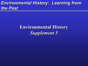 Environmental History