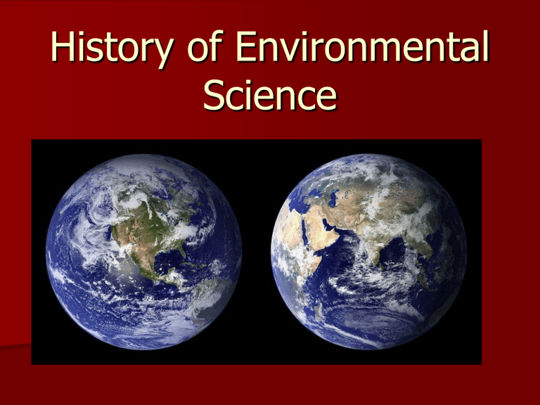 history-of-environmental-science