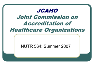 JCAHO Joint Commission