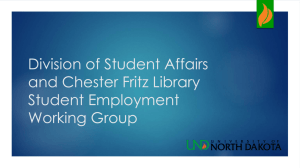 Student Employment Working Group