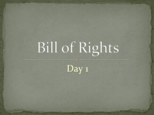 Bill of Rights - CoachTarinGovt