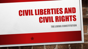 Civil Liberties and Civil Rights PowerPoint