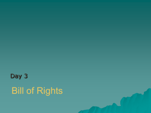 Bill of Rights - CoachTarinGovt