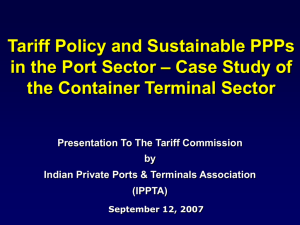 to Tariff Commission Presentation
