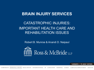 Personal Injury Group - Brain Injury Services