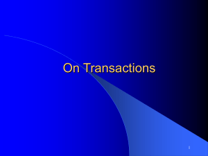 On Transactions