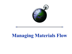 Managing Materials Flow