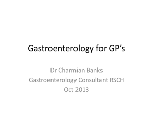 Gastroenterology for GP's