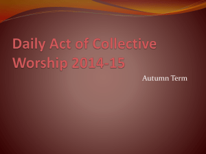 Daily Act of Collective Worship 2009-10