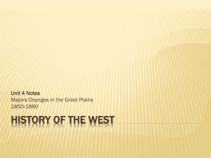 History of the West - Ash Grove R