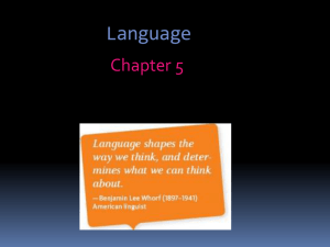 Ch. 5-Language