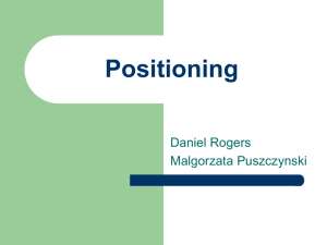 Positioning