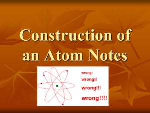 Notes: More about the Atom