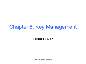 Chapter 8: Key Management