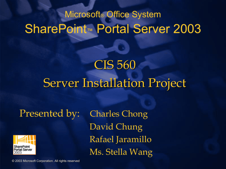 BRAND NEW Microsoft SharePoint Portal Server 2003-5 Cals 
