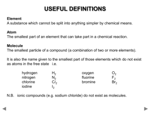 Valency and chemical formula