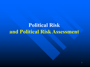 Political Risk and Political Risk Assessment