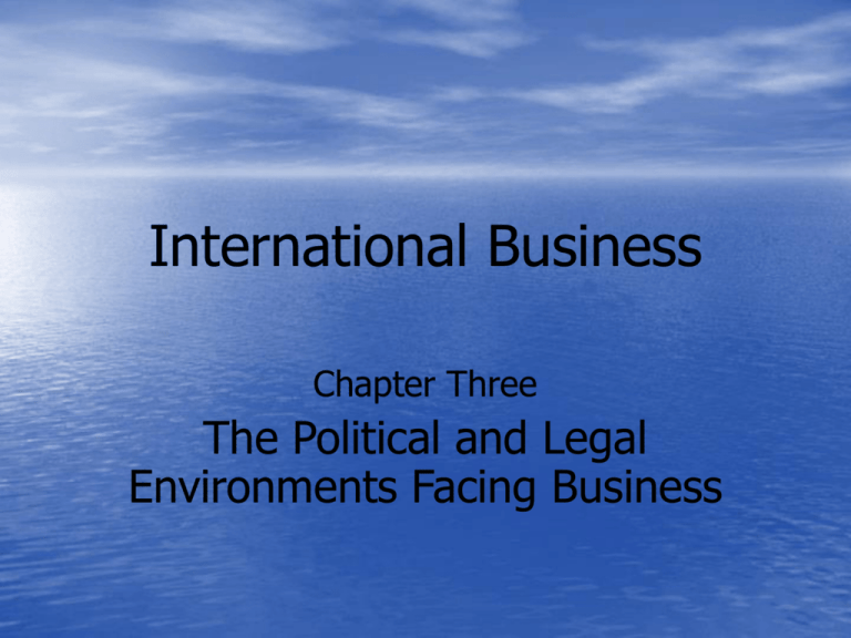 International Business Courses