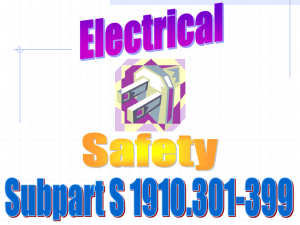 BASIC ELECTRICAL SAFETY
