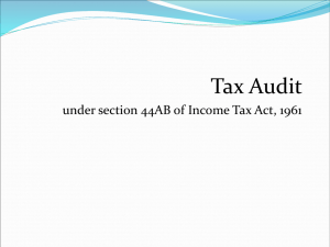tax audit under section 44ab