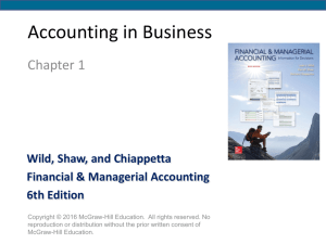 Accounting in Business - McGraw Hill Higher Education