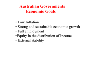 Economic goal 3: Low inflation