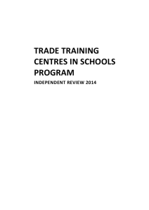 DOCX file of Trade Training Centres in Schools Program