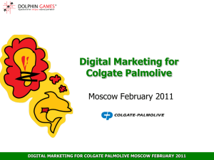 Master Presentation Colgate-Palmolive Digital Marketing