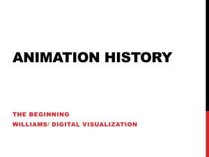 Animation History - Williams Tech Classes