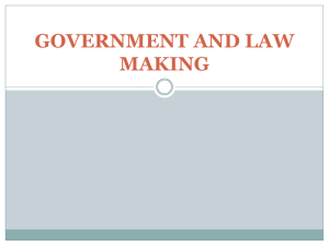 3.5 Government and Law Making