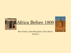 Africa Before 1800