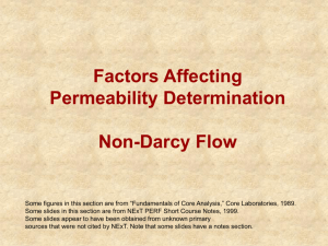Non-Darcy Flow
