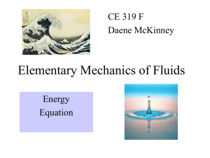 CE319F Elementary Fluid Mechanics