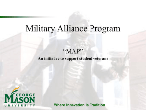 Military Alliance Program (MAP) - Toolkit for Veteran Friendly