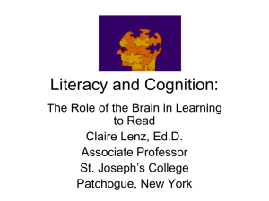 Literacy and Cognition5