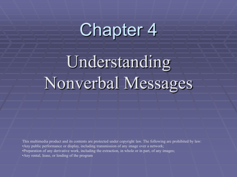 Codes Of Nonverbal Communication