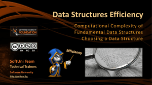 Data Structures Efficiency