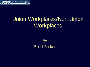 Labor/Union Relations - American Public Works Association